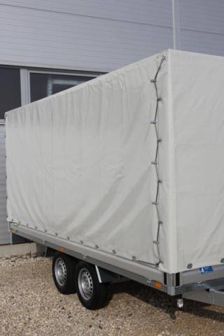 Tarpaulin and frame, loading height 1800 mm, no assembly
