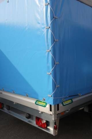 Frame and tarpaulin mounting up to inside length 4260 mm