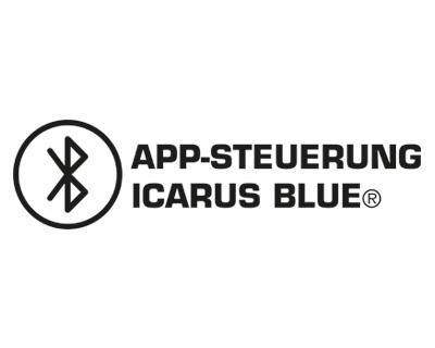 Appsteuerung Icarus blue® zusätzlich zur Kabelfernbedienung