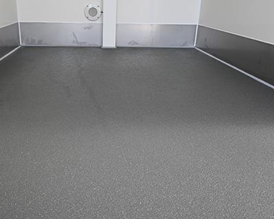 Siebdruckplatte mit Kunststoffbodenbelag, IL x IB 4260 x 2040 mm