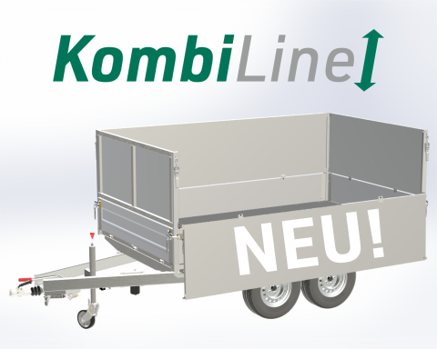 Stahlaufsatz KombiLine 750 hoch, 2300x1500 - Komplettset