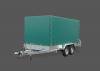 Tarpaulin and frame, loading height 1900 mm, incl. tailboard, with assembly