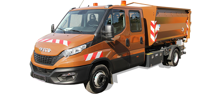 Iveco Daily Abrollkipper - Radstand 4.350 mm (Doppelkabine)